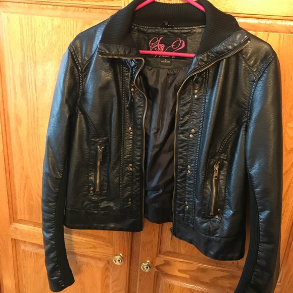 Say What? Jackets & Blazers - Biker jacket